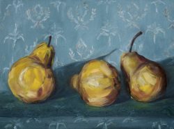 Maria Petrov | Pears on wallpaper