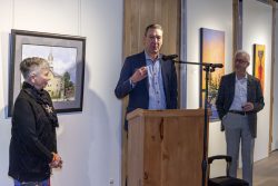 Mayor john Taylor - always a supporter of the Arts